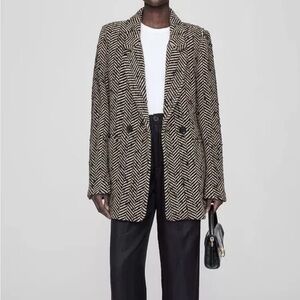 Anine Bing Diane Fishbone Blazer (S/P)
